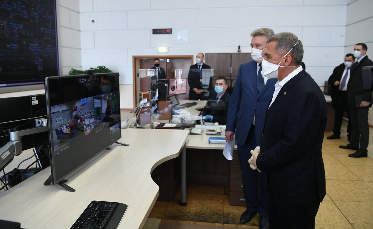 Президент Татарстана оценил стабильную работу станций ТГК-16 во время коронавирусной пандемии